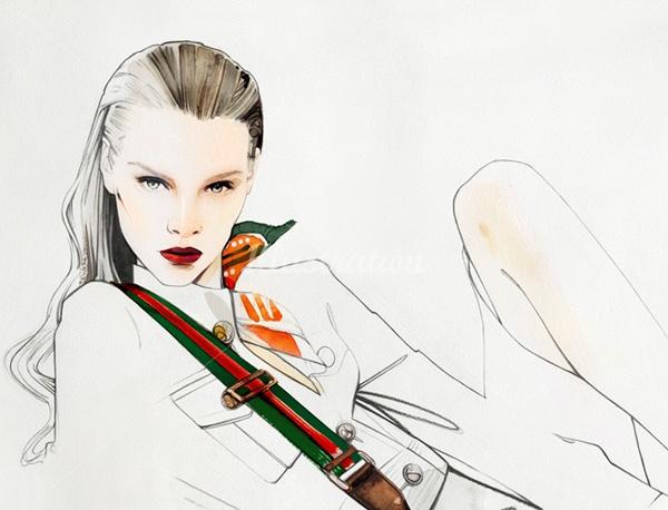 Fashion Illustrations by Nuno Da Costa