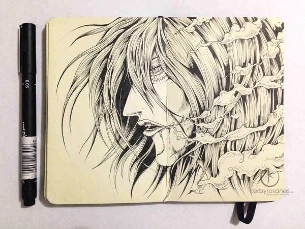 Moleskin Doodles by Kerby Rosanes