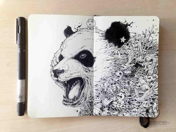 Moleskin Doodles by Kerby Rosanes