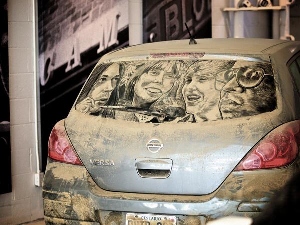 Dirty Car Art by Scott Wade