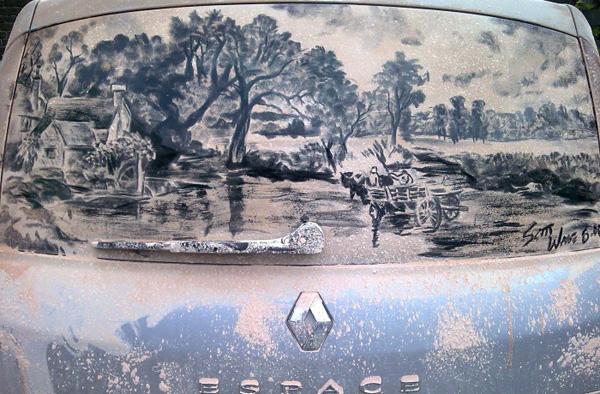 Dirty Car Art by Scott Wade