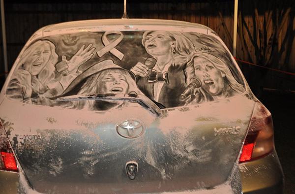 Dirty Car Art by Scott Wade