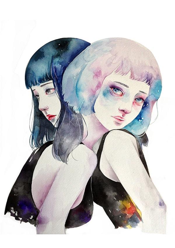 Watercolor Illustrations by Kazel Lim