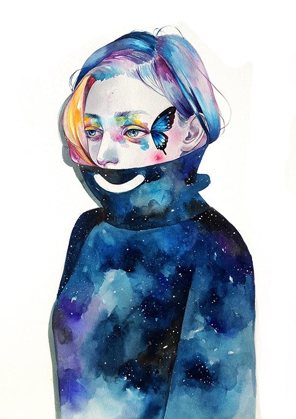 Watercolor Illustrations by Kazel Lim