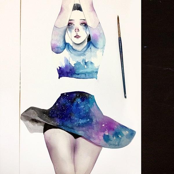 Watercolor Illustrations by Kazel Lim