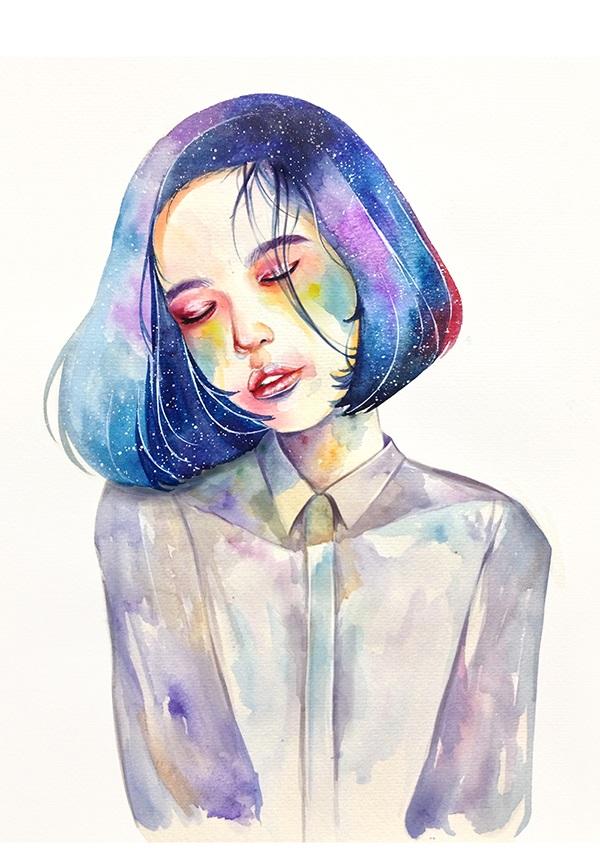 Watercolor Illustrations by Kazel Lim