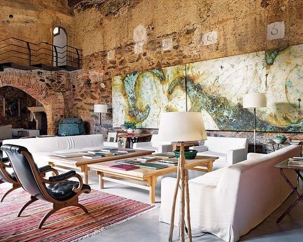 Interior Design Within a 12th Century Oil Mill