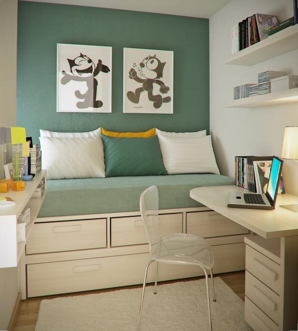 Interior Designs of Teen Room by Sergi Mengot