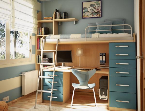 Interior Designs of Teen Room by Sergi Mengot