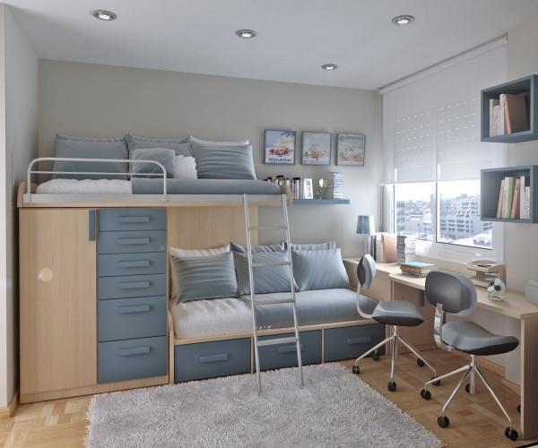 Interior Designs of Teen Room by Sergi Mengot