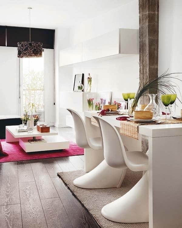 Colorful Two-Level Apartment in Madrid