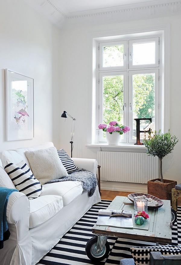 A Vivid Scandinavian Apartment