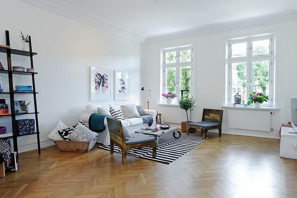 A Vivid Scandinavian Apartment