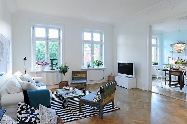 A Vivid Scandinavian Apartment