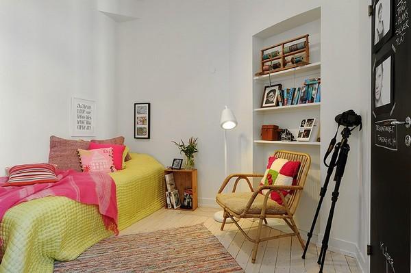 A Vivid Scandinavian Apartment