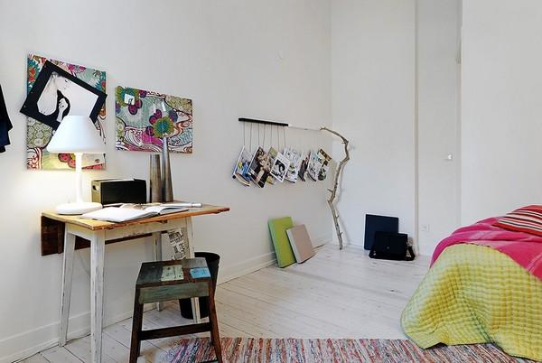 A Vivid Scandinavian Apartment