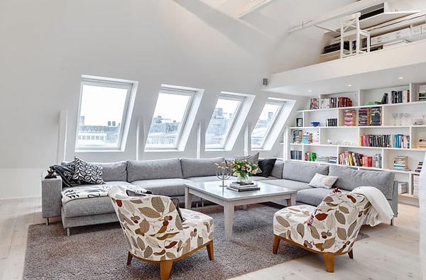 A Lovely Stockholm Attic Apartment