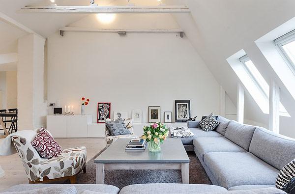 A Lovely Stockholm Attic Apartment