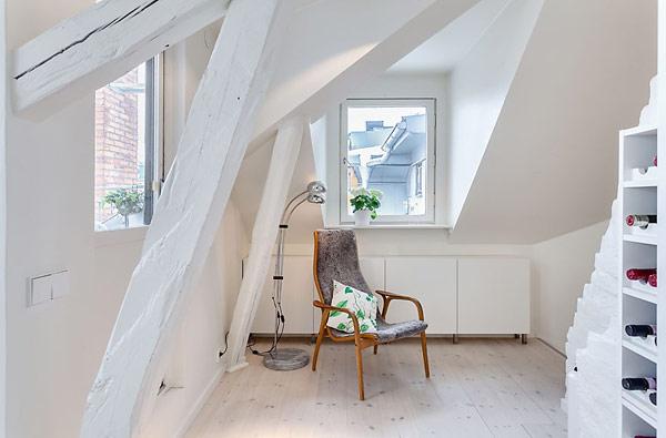 A Lovely Stockholm Attic Apartment