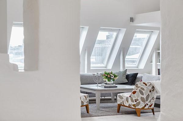 A Lovely Stockholm Attic Apartment