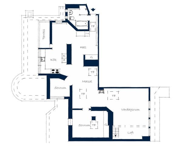 A Lovely Stockholm Attic Apartment