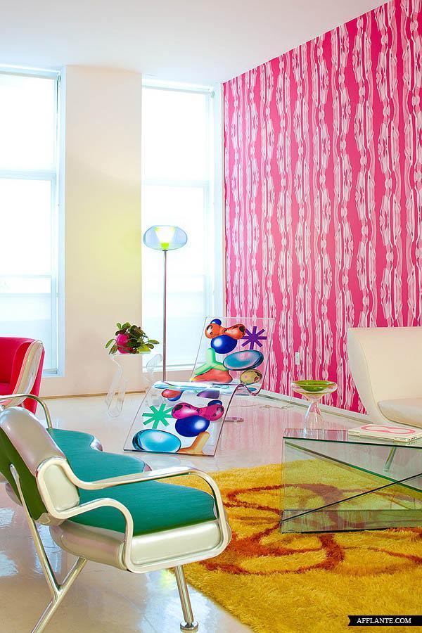 Colorful Interior Design in Vivid New York Loft