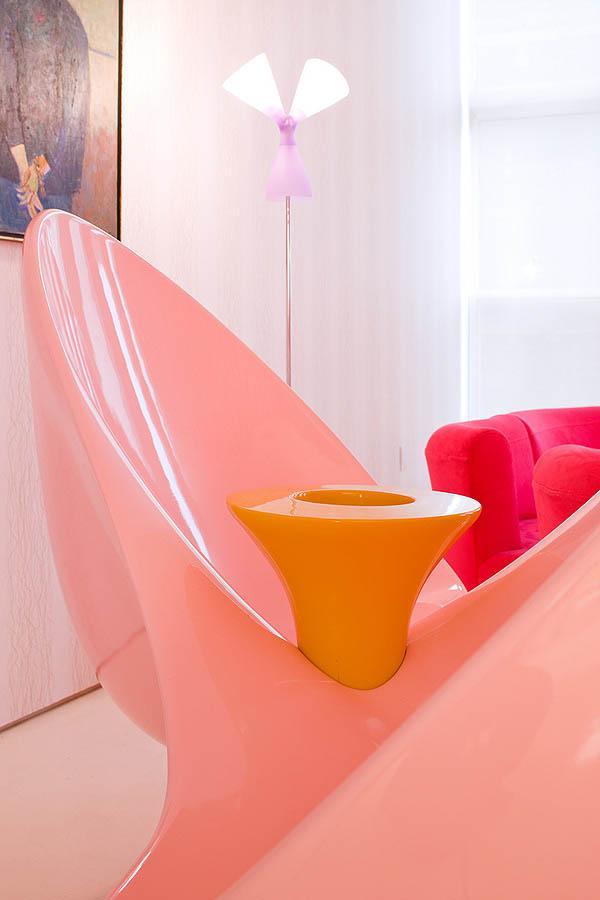 Colorful Interior Design in Vivid New York Loft