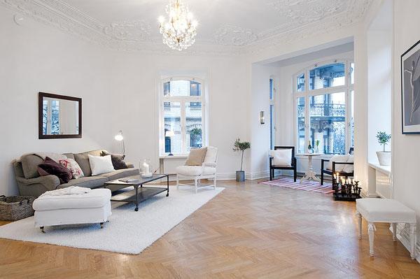 A Spacious Scandinavian Apartment
