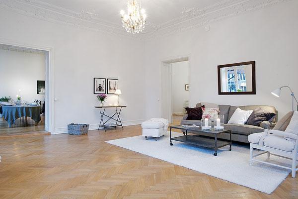 A Spacious Scandinavian Apartment