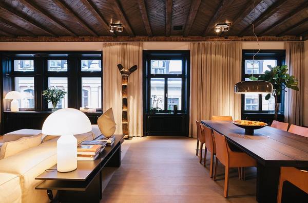 7-Room Stockholm Duplex with Cozy Interior Designs