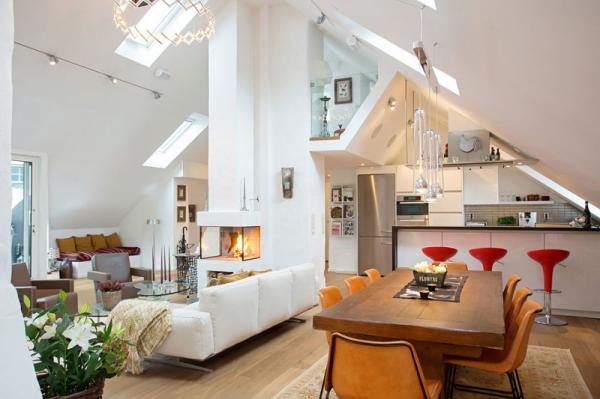A Bright Loft in Kungsholmen