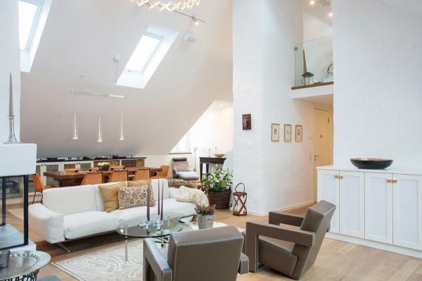 A Bright Loft in Kungsholmen