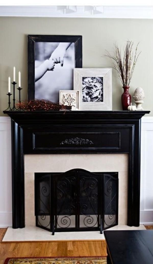 Easy and Inexpensive Ways to Decorate the Mantle above Your Fireplace