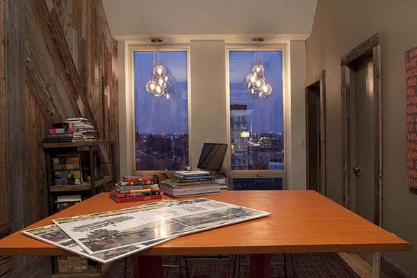 An Industrial Interior For Philadelphia Penthouse Apartment