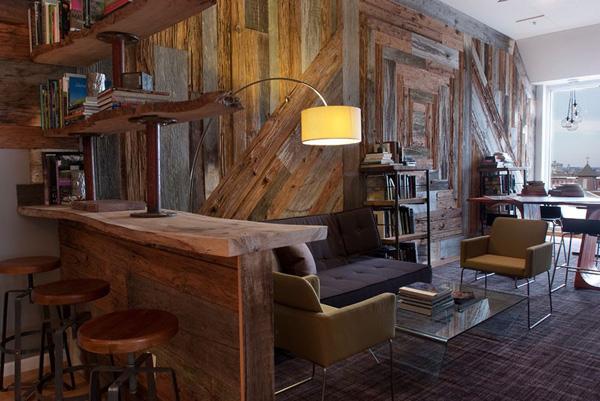 An Industrial Interior For Philadelphia Penthouse Apartment