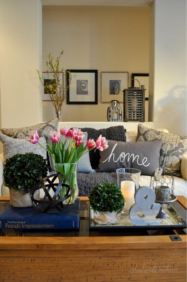 35 Vases and flowers living room ideas