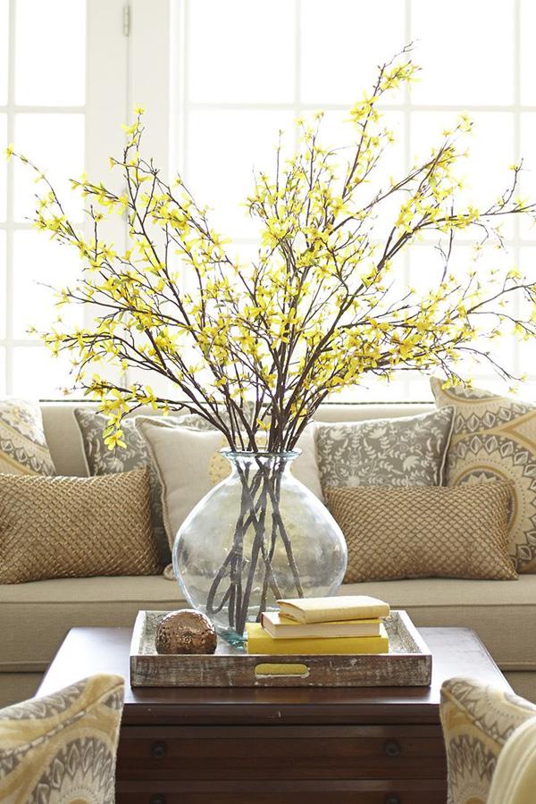 35 Vases and flowers living room ideas