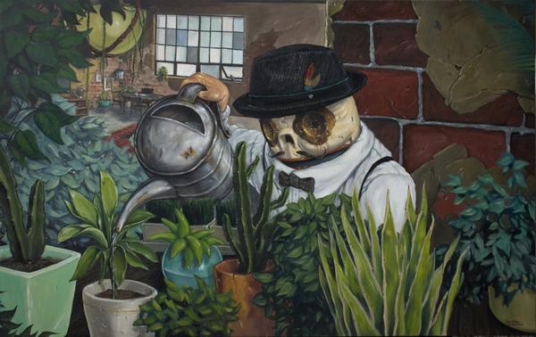 Creepy Oil Paintings by Jonathan Bergeron
