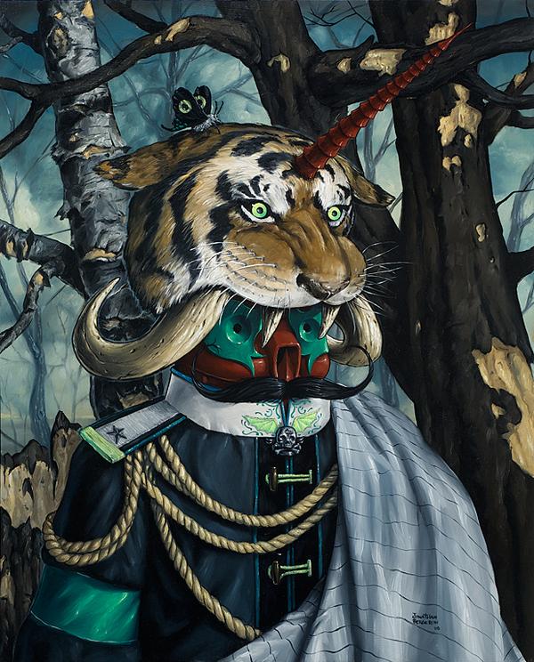 Creepy Oil Paintings by Jonathan Bergeron