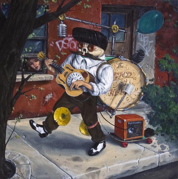 Creepy Oil Paintings by Jonathan Bergeron