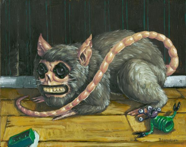 Creepy Oil Paintings by Jonathan Bergeron