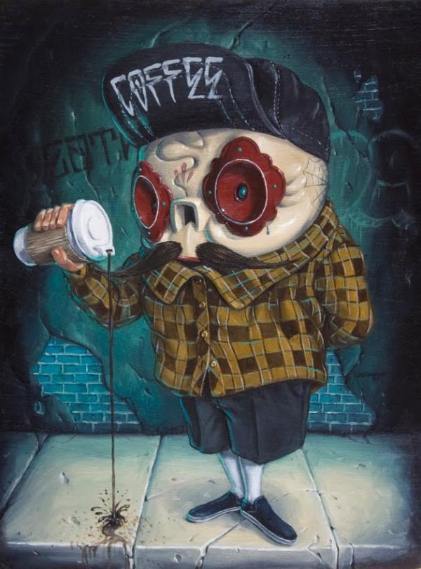 Creepy Oil Paintings by Jonathan Bergeron