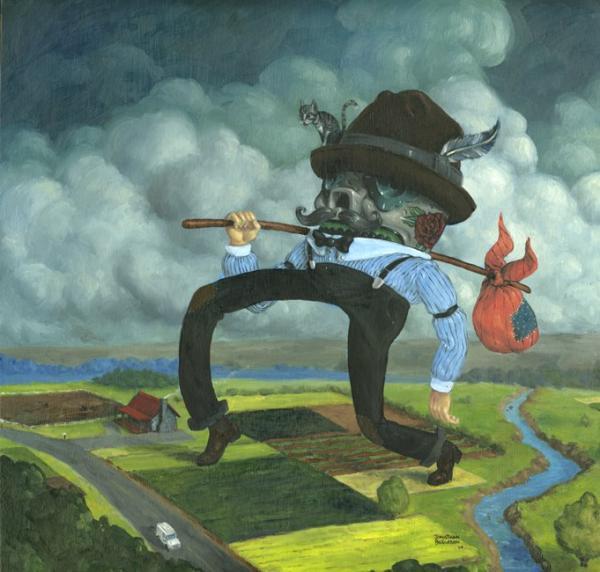 Creepy Oil Paintings by Jonathan Bergeron