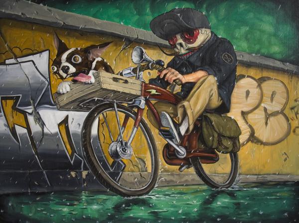 Creepy Oil Paintings by Jonathan Bergeron