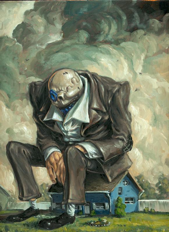 Creepy Oil Paintings by Jonathan Bergeron