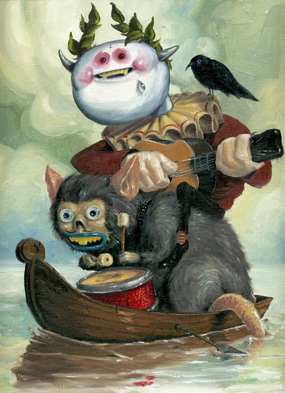 Creepy Oil Paintings by Jonathan Bergeron