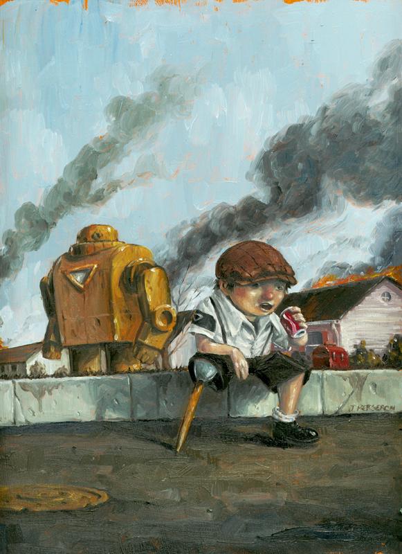 Creepy Oil Paintings by Jonathan Bergeron