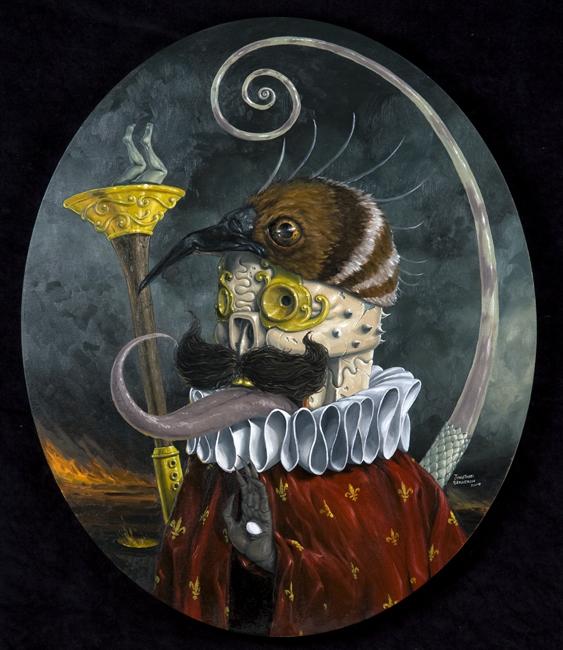 Creepy Oil Paintings by Jonathan Bergeron