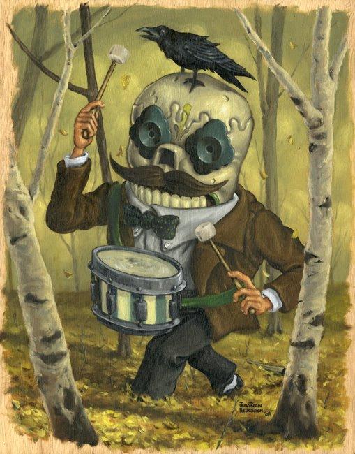 Creepy Oil Paintings by Jonathan Bergeron