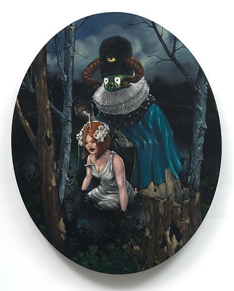 Creepy Oil Paintings by Jonathan Bergeron